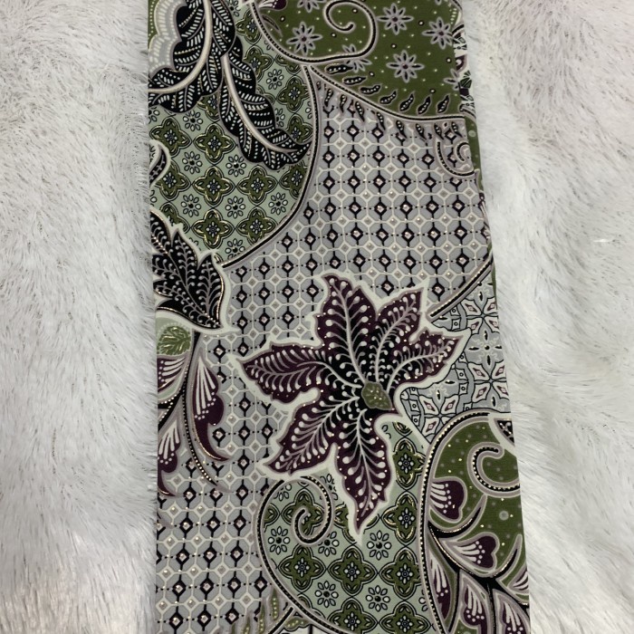 KAIN BATIK METERAN BAHAN BSY PREMIUM PA ABS 010 - Hijau