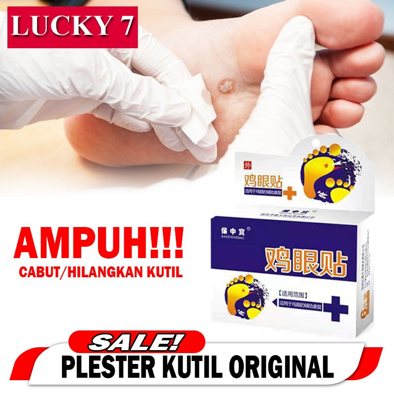 [ ISI 6 PCS  ] Obat Plester Kutil Mata Ikan Ampuh Mengobati Kutil dan Kapalan Kaki