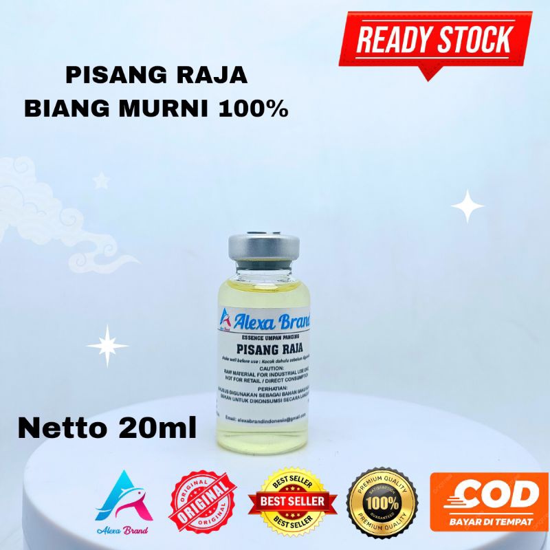 Essen Pisang raja biang murni 100% - Banana - Esen pisang Alexa Brand- umpan pancing