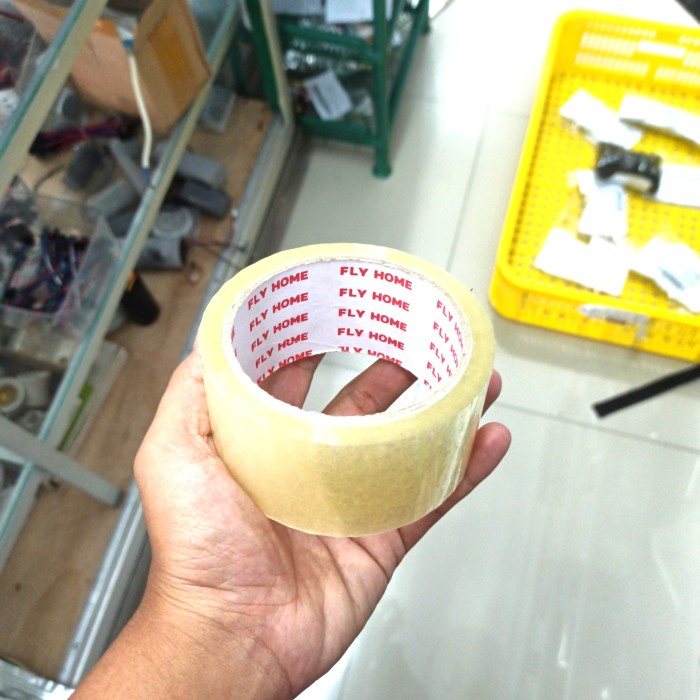 

Lakban Solasi besar Bening 90 yard 48mm satuan 48mm x 90 yard -AP65