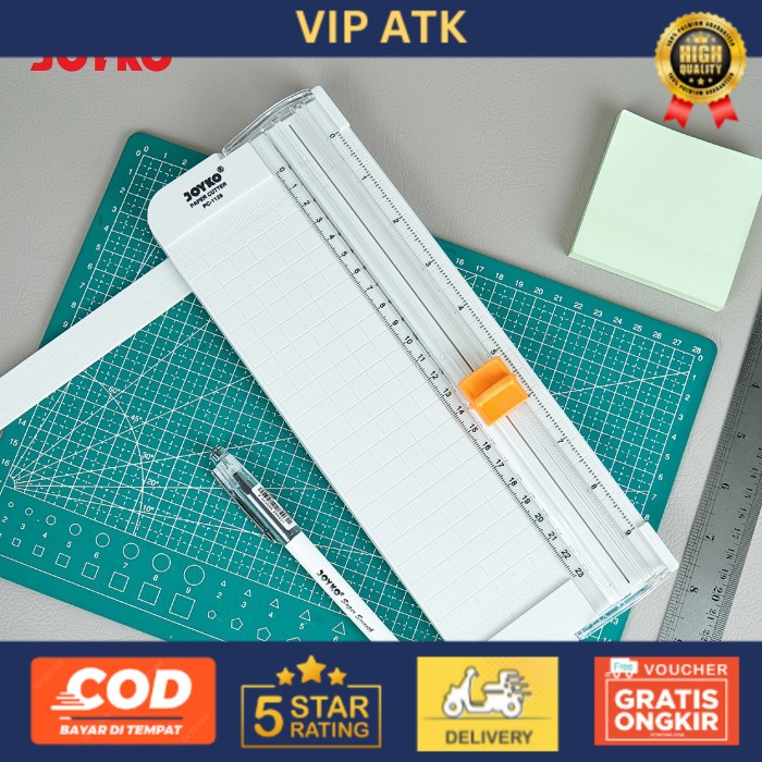 

Joyko PORTABLE Paper Cutter / Alat Pemotong Kertas Foto Joyko PC-1128