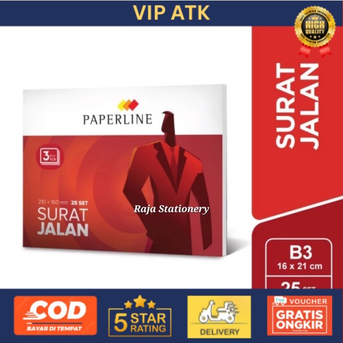 

Buku Nota Surat Jalan Paperline 3 PLY 3 Rangkap BESAR