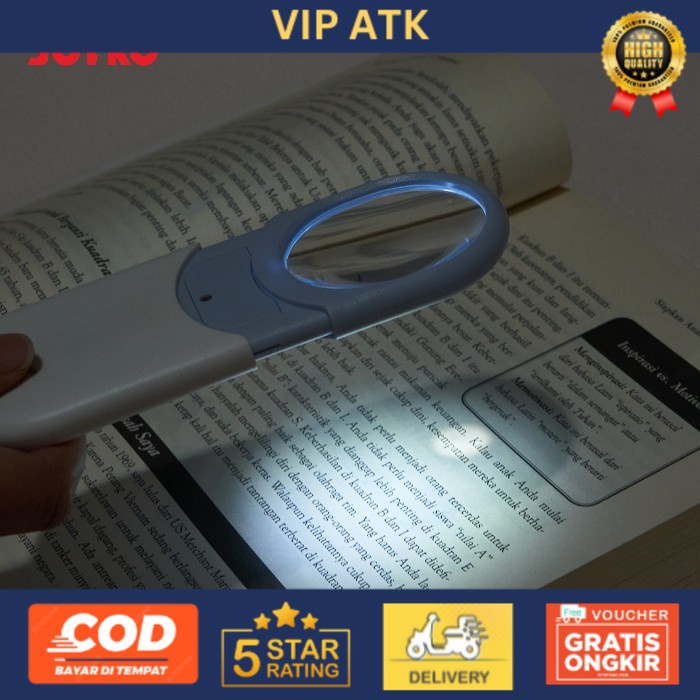 

Joyko Magnifier With Light LED Kaca Pembesar Dengan Lampu LED MF-200