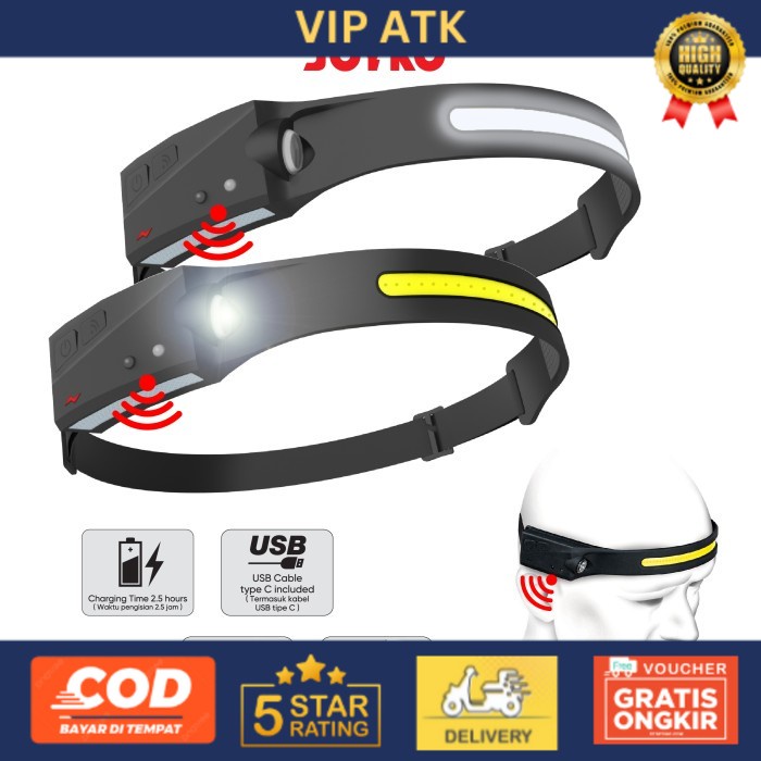 

Joyko LED Flashlight Headlamp / Senter Kepala Camping Sensor LED Joyko