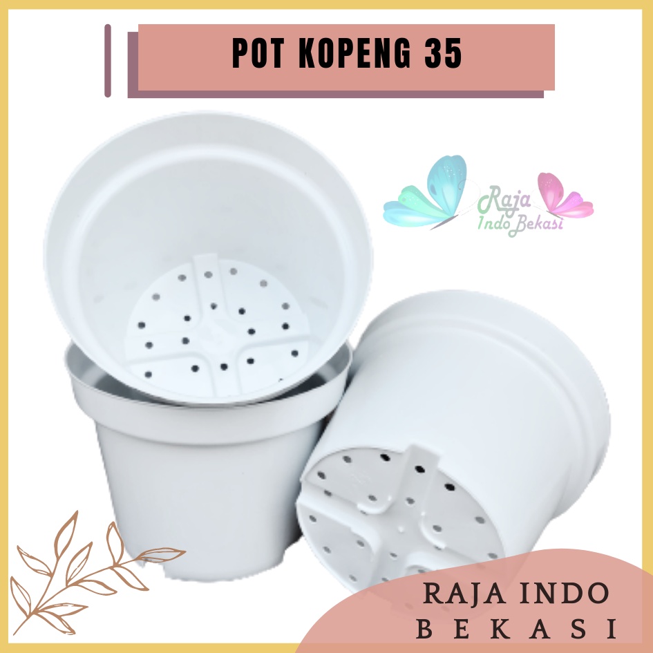 Pot Kopeng 35 Putih Besar Jumbo Plastik Ukuran 40cm 50cm 70 cm 100cm Pot Putih Besar Jumbo