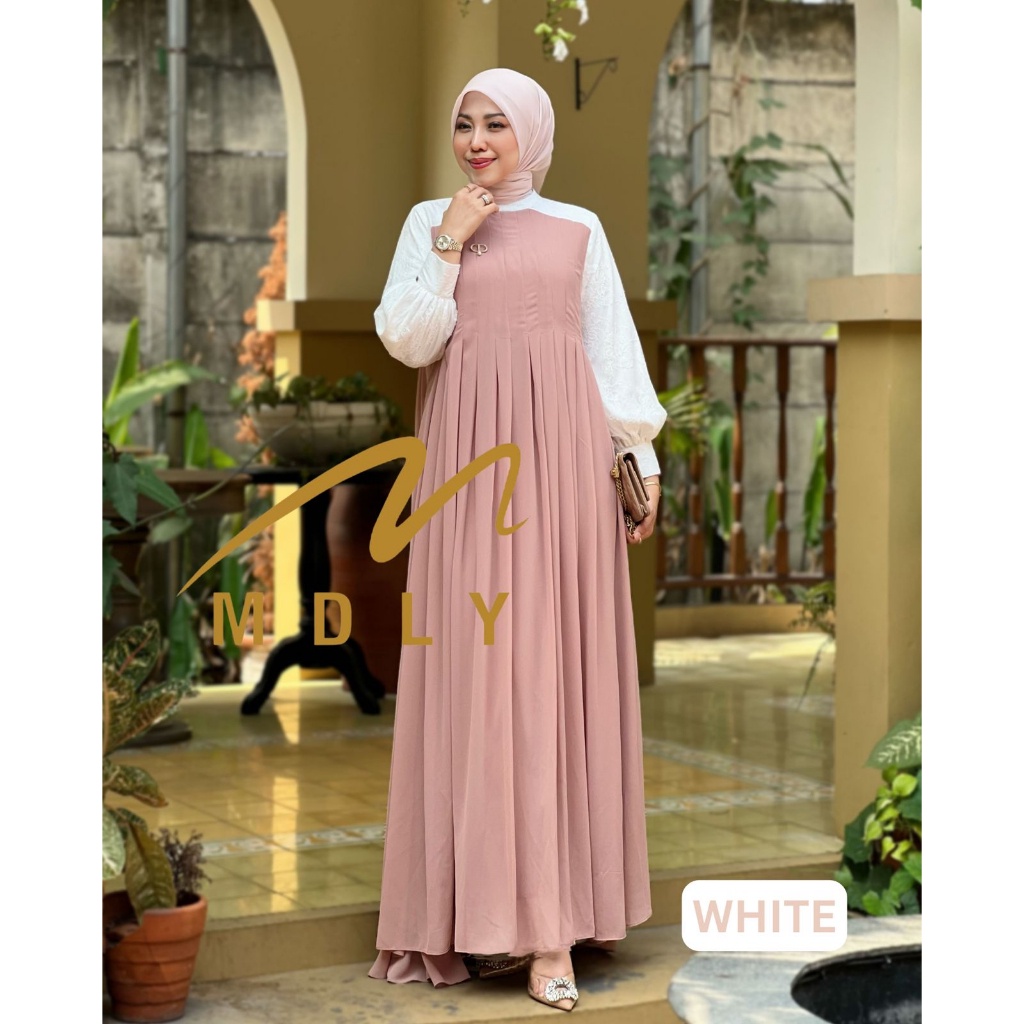 MDLY Original Terbaru Gamiss Wanita Maura Dress by Mdly