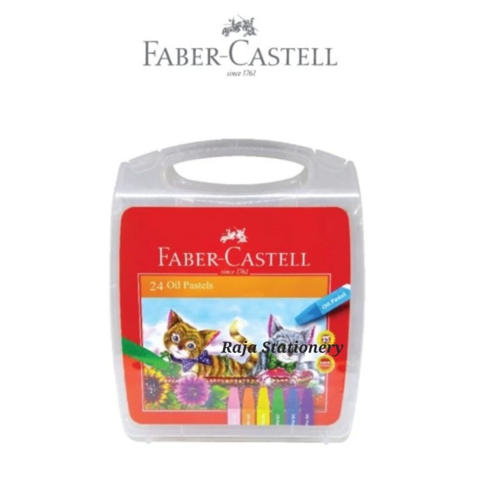 

Faber Castell Crayon Oil Pastel 12 24 Colours / Krayon Faber Minyak - 12 Warna alat tulis kantor atk