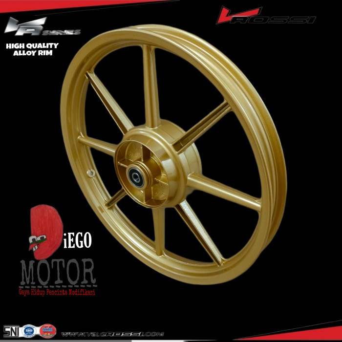 Velg Racing VRossi Palang 8 Gold  FIZR - JUPITER LAMA- VEGA LAMA