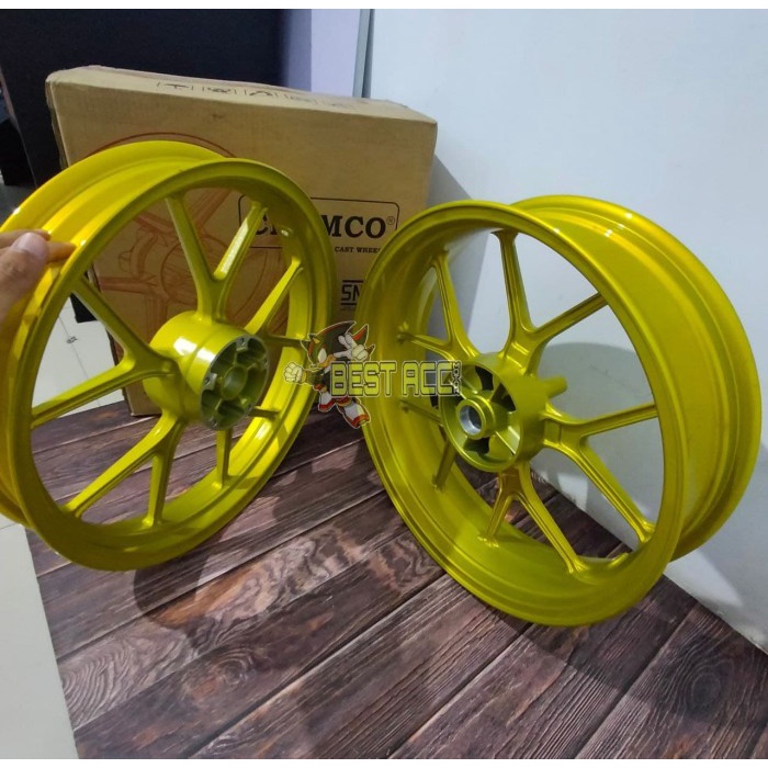 VELG RACING CHEMCO VIXION NEW NVA NVL 2013 - 2017 - Putih