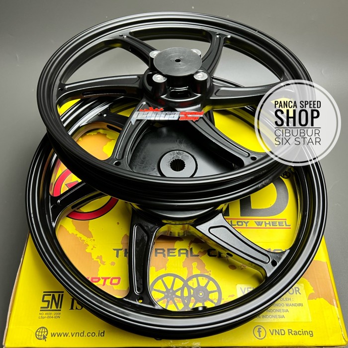 VELG RACING VND SIX STAR BEAT DELUXE SCOOPY KARBU VARIO 10 FI GENIO - Putih