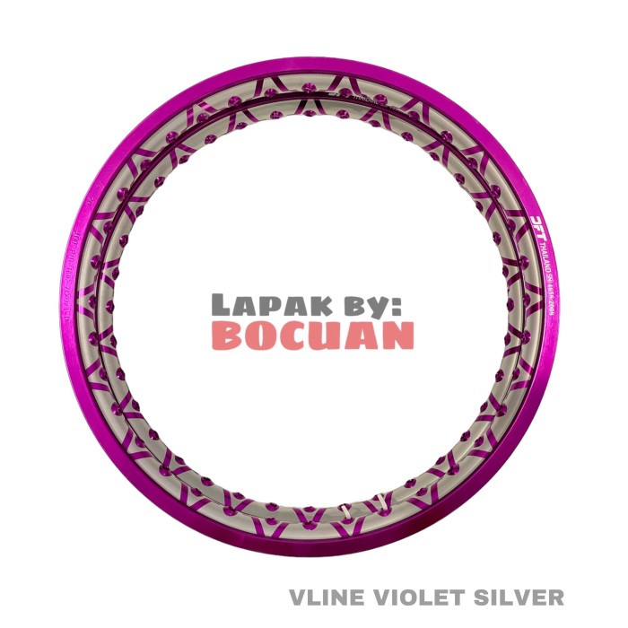 VELG JERUJI DFT THAILAND VLINE RING 17  - BLUE - SILVER, 17-120/120