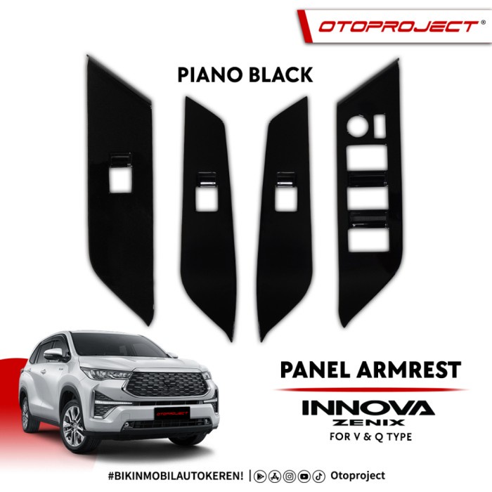 Otoproject - Panel Armrest Zenix - ZENIX Q, PIANO BLACK