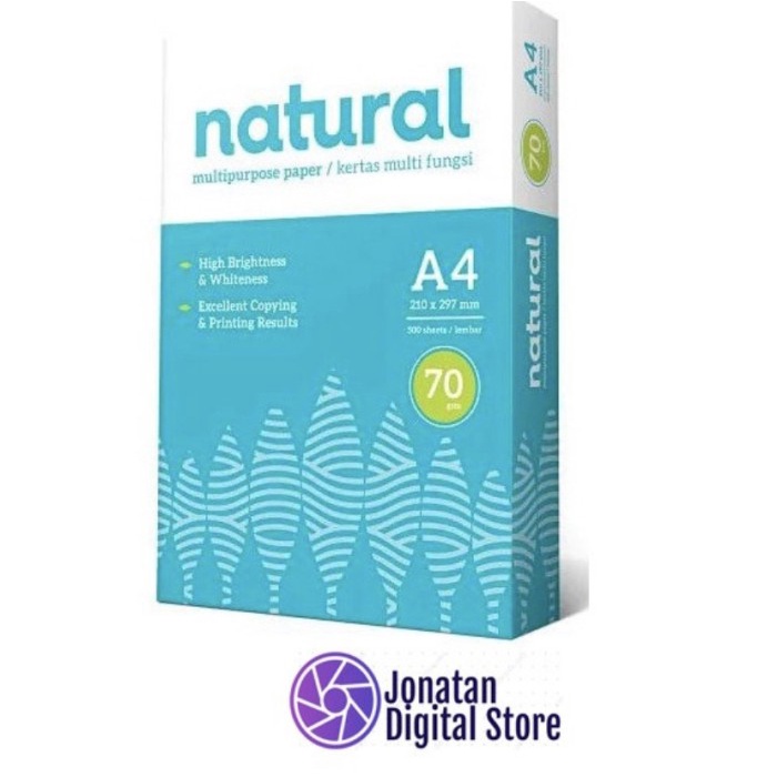 

HVS A4 Natural 70 / 75 gsm ( 5 rim / Per dus)