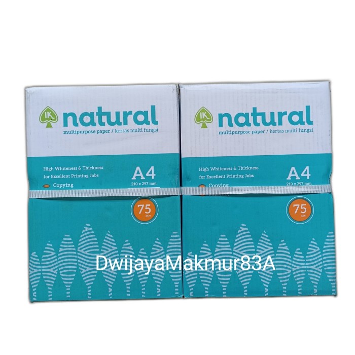 

Kertas HVS Natural - A4 (5 rim)