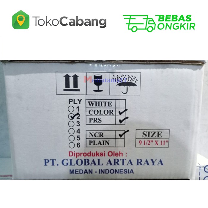 

Kertas Komputer Continuous Form Focus 9 1/2 x 11:2 rangkap 2 ply K2/2