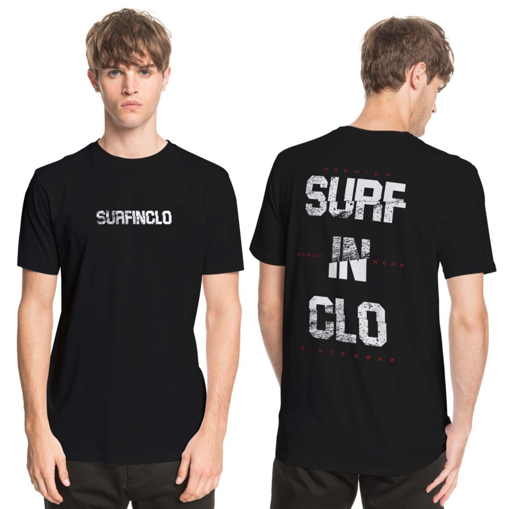 Kaos Oblong Atasan OOTD Pria Lengan Pendek Distro Keren HOT Cowok Kece Murah