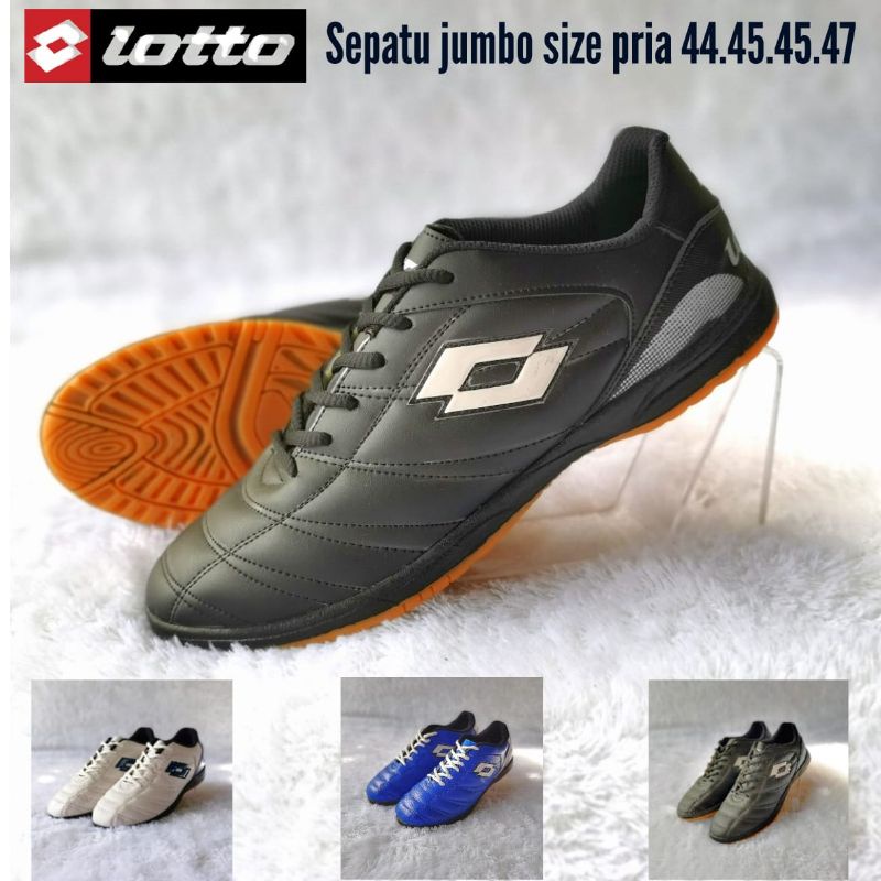 SEPATU BOLA JUMBO SIZE 44-48 sepatu pria Lotto futsal bola batminton premium big size