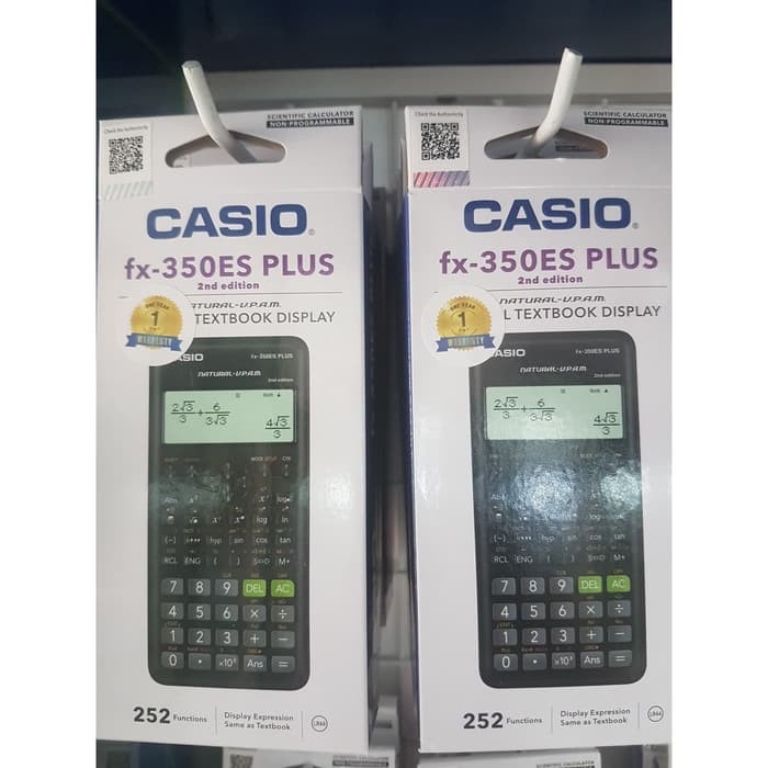 

Casio Calculator Scientific FX 350 ES PLUS - Kalkulator sekolah