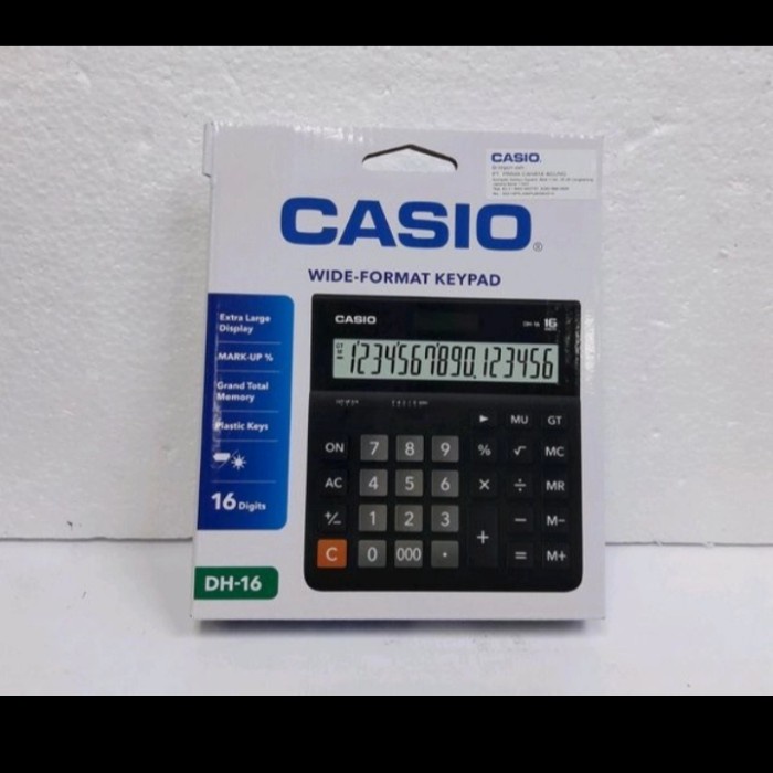 

kalkulator casio 16 digit dh 16