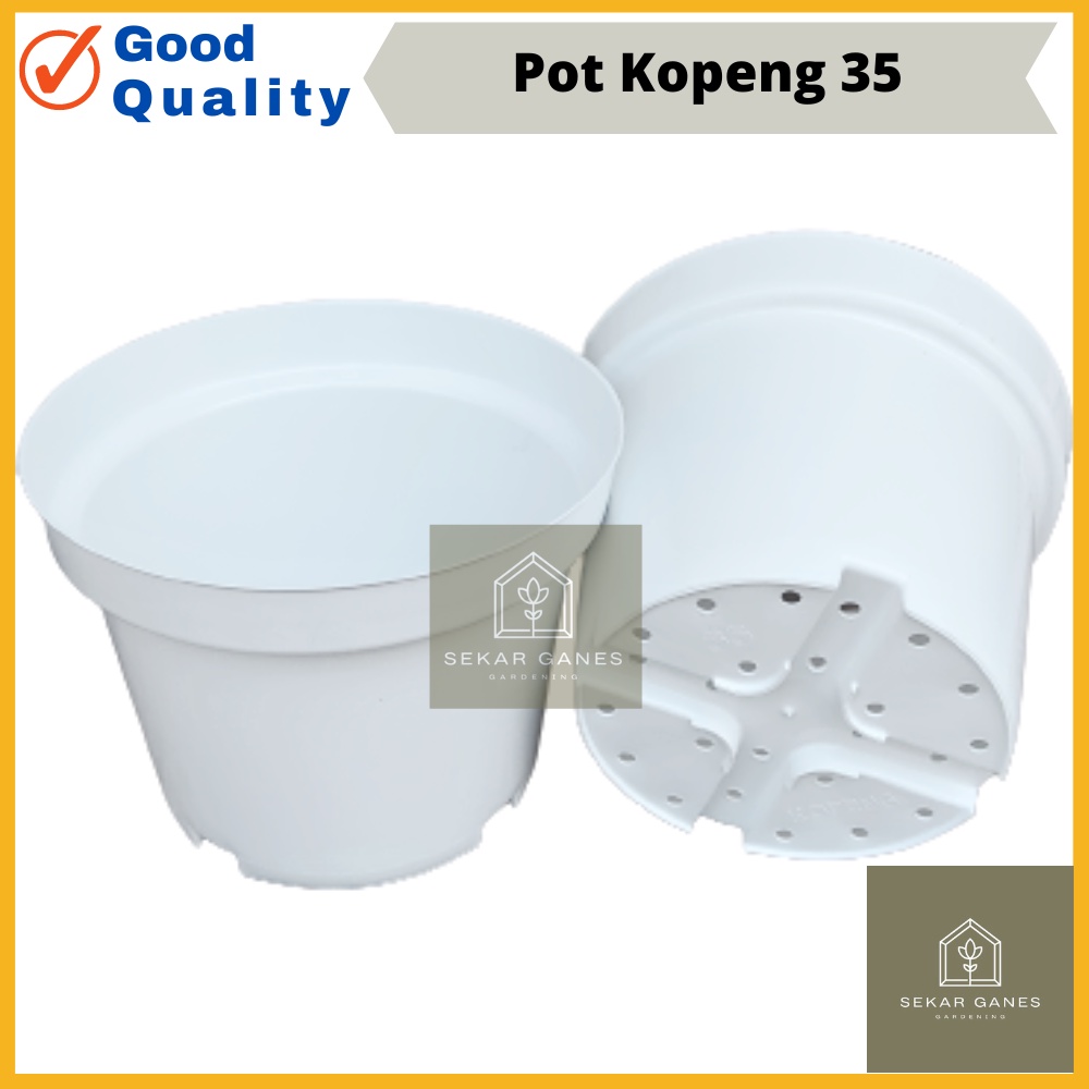 SPESIAL Pot Kopeng 35 Putih Besar Jumbo Plastik Ukuran 40cm 50cm 70 cm 100cm Pot Putih Besar Jumbo