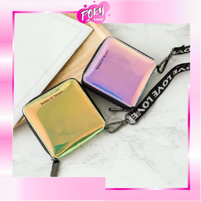 [LOKAL] POKY - D1108 DOMPET LADY GAGA BISA BAYAR COD Dompet Lipat Mini Lucu Morymony / Dompet Wanita