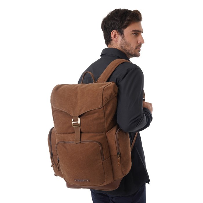 BS || NEW || Tas Ransel Eiger Trailmaster Rucksack 28L Daypack Backpack Multifungsi - Brown