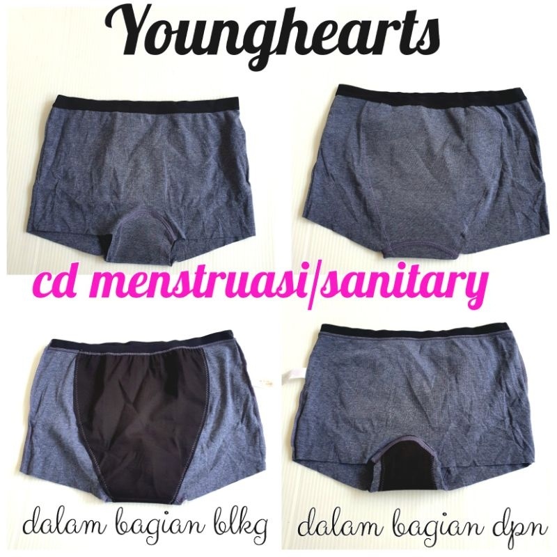 YOUNGHEARTS CD Celana Dalam Menstruasi / Sanitary pants boxshort 526