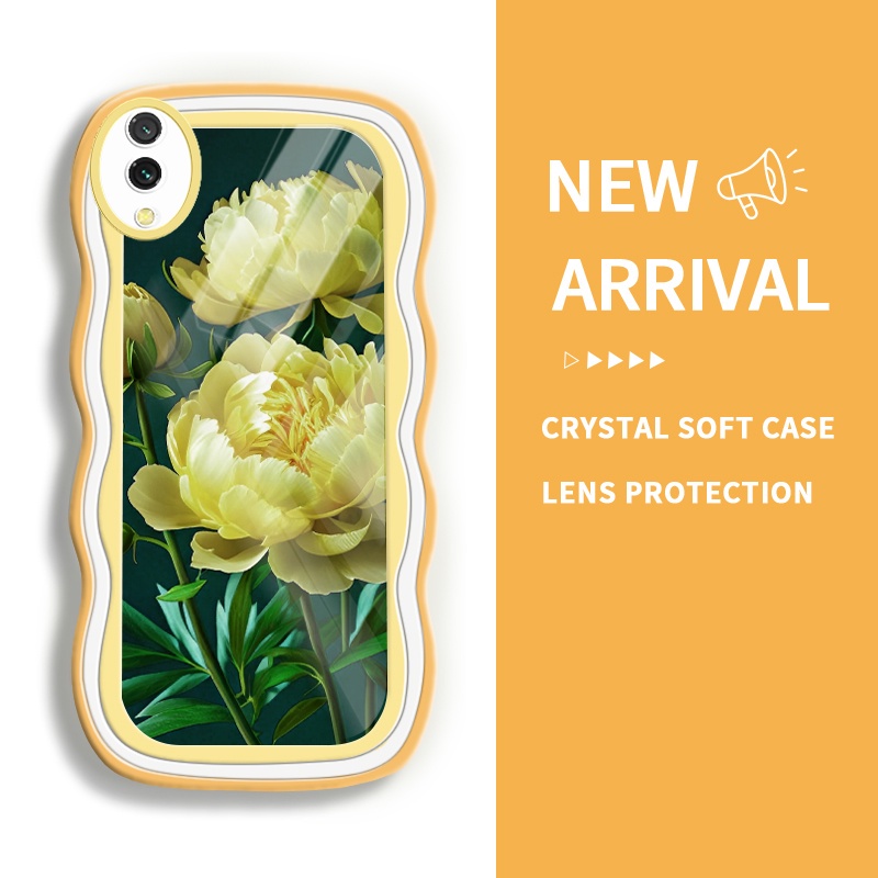 JSAYU For Redmi Casing For Redmi 7 Y3 8 8A Dual 8A Pro 4X 5 5 PLus 5A 6 6A SoftCase Hp peony Bunga P