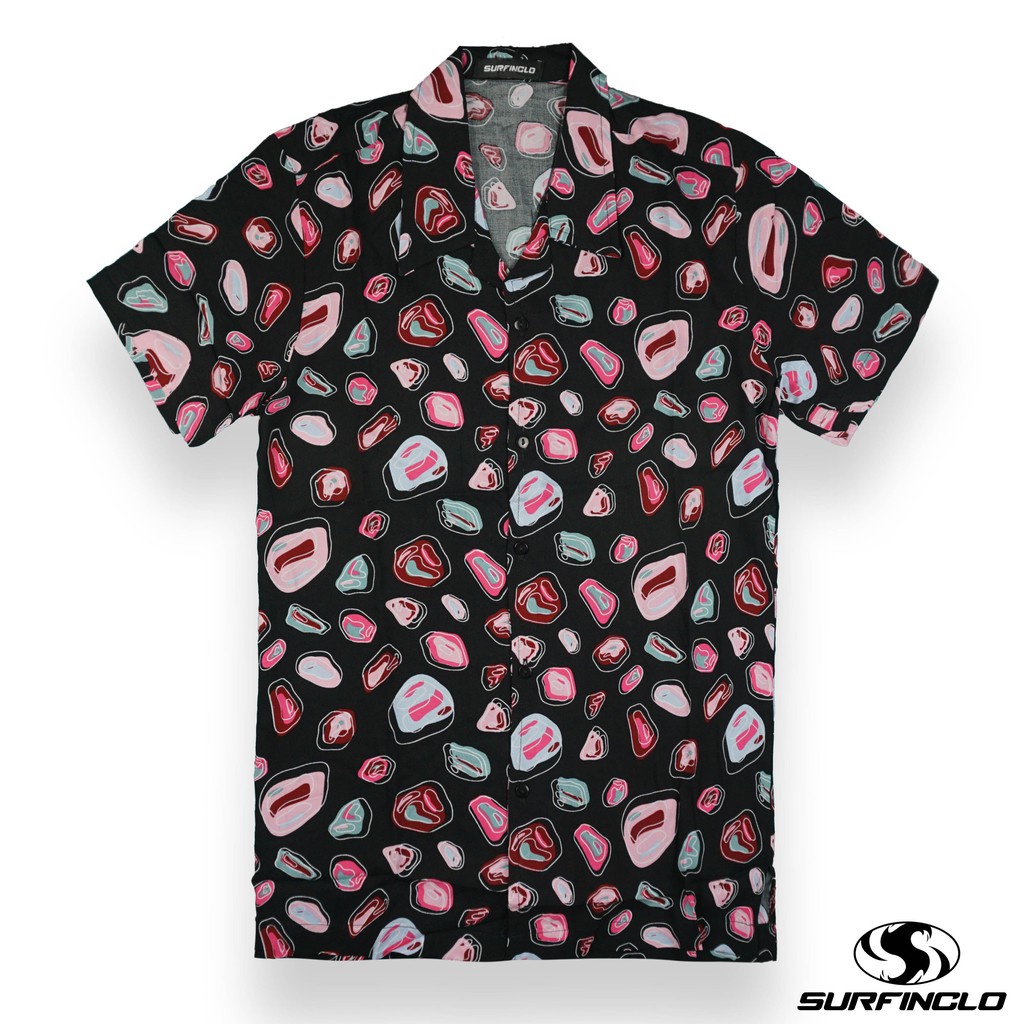 Baju Kemeja Atasan Pria Lengan Pendek Dewasa OOTD Keren KMJ.10  BAJU PANTAI Premium Murah