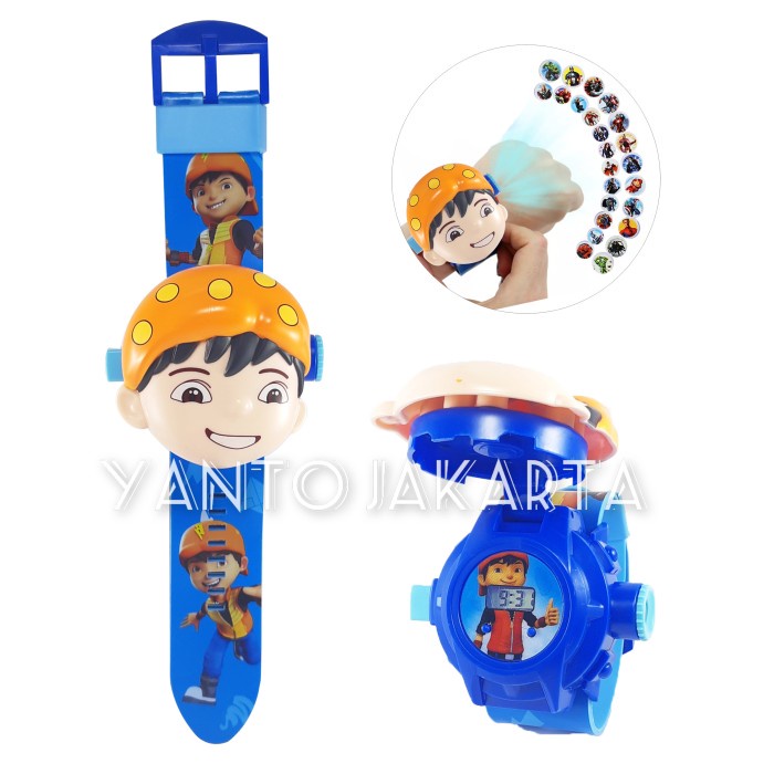 JAM TANGAN ANAK BOBOBOY LAMPU PROYEKTOR BOBOIBOY LAKI LAKI - BOBOIBOY