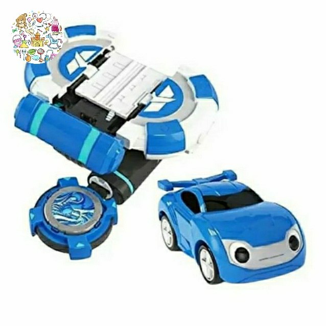 Mainan Jam Mobil Watch Car Power Coin Battle Brewer