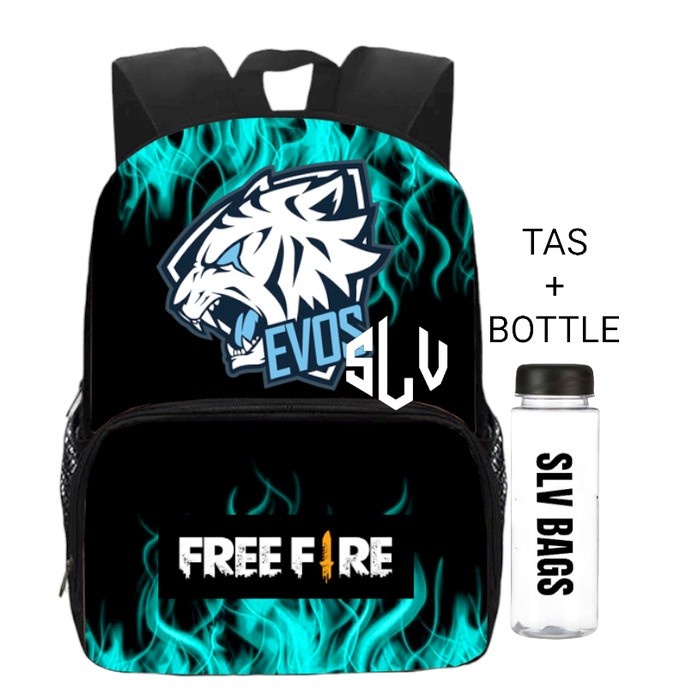 Tas Sekolah Anak Laki Laki EVOS Free Fire  FF Gaming Karakter