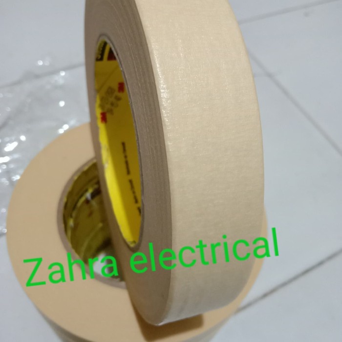 

Lakban Kertas - Masking Tape 3 M 232 High Temperatur 1" x 50 meter -FN10