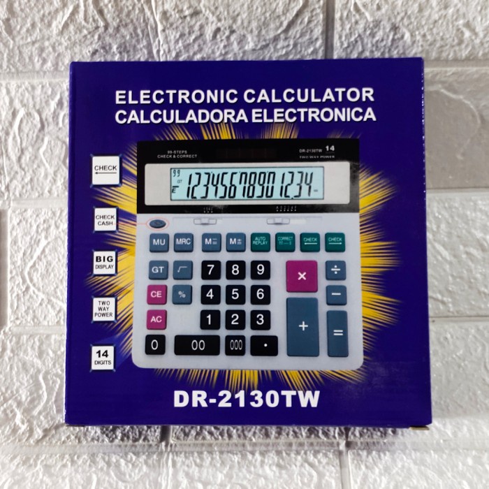 

Calculator Casio DR 2130TW