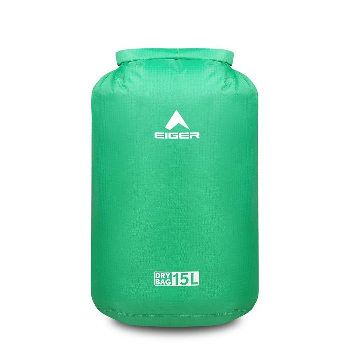 BS | BARU Tas Eiger Dry Bag 15L Tas Waterproof Tas Pantai Anti Air Outdoor - Green