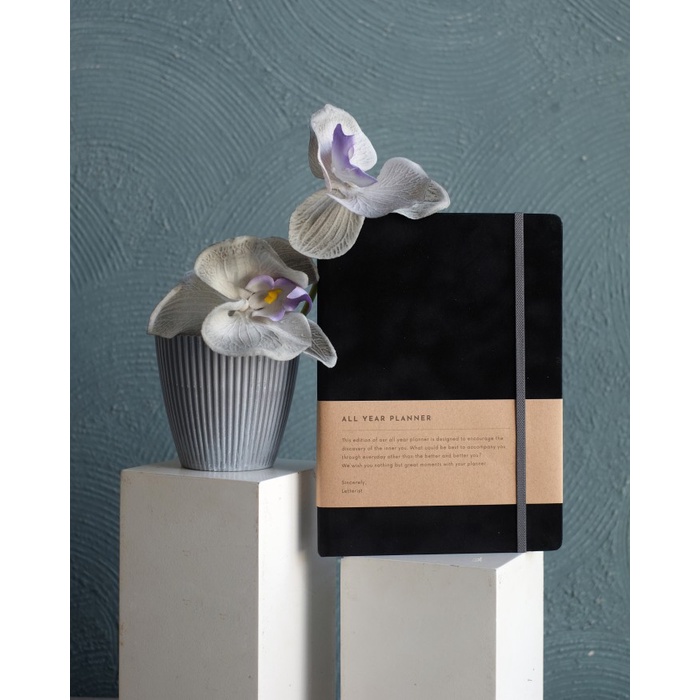 Letterist All Year Planner- SUEDE/ Jurnal 2022/Weekly Planner/Hadiah