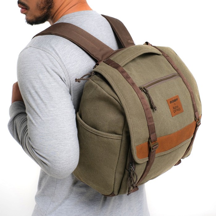 BS | BARU Tas Ransel Eiger Exre Electra Side Bag Tas Punggung Tas Bahu - Green