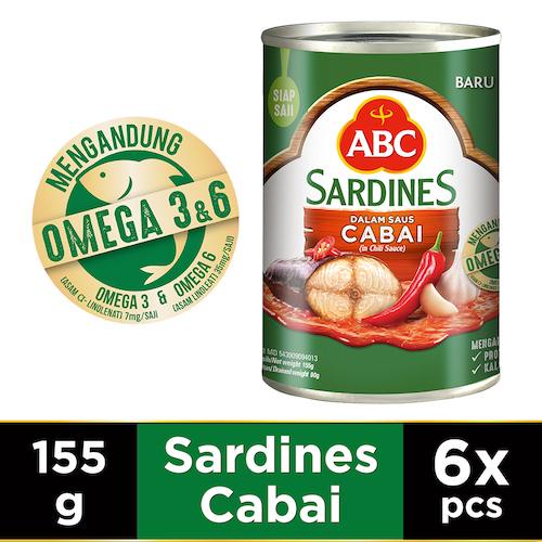 

ABC Sarden Saus Cabai 155 gr - Multipack 6 pcs