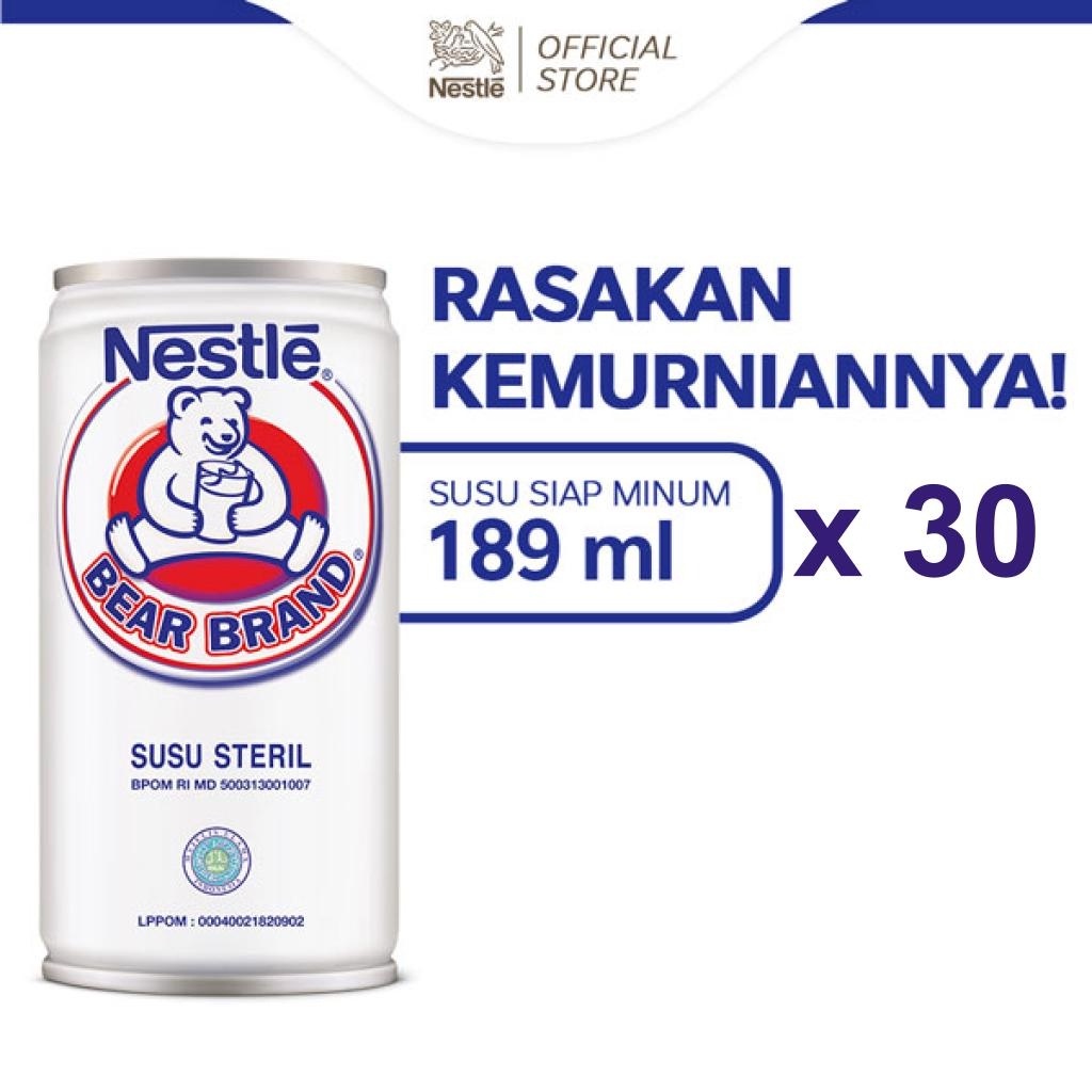 

BEAR BRAND Susu Kaleng Susu Beruang Susu Steril 189ml x 30 pcs