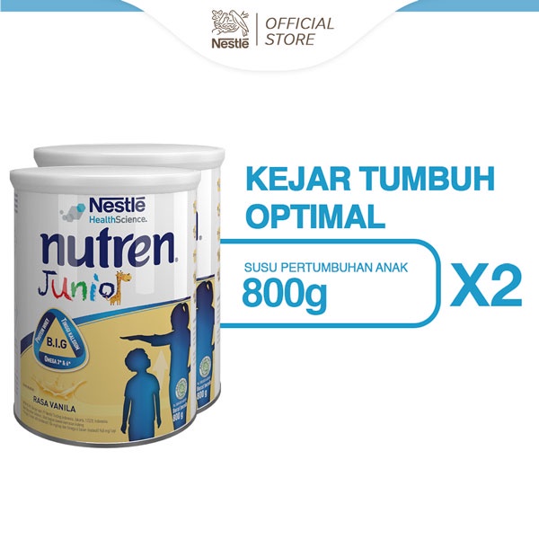 

NESTLE Nutren Junior Vanila 800g x2pcs