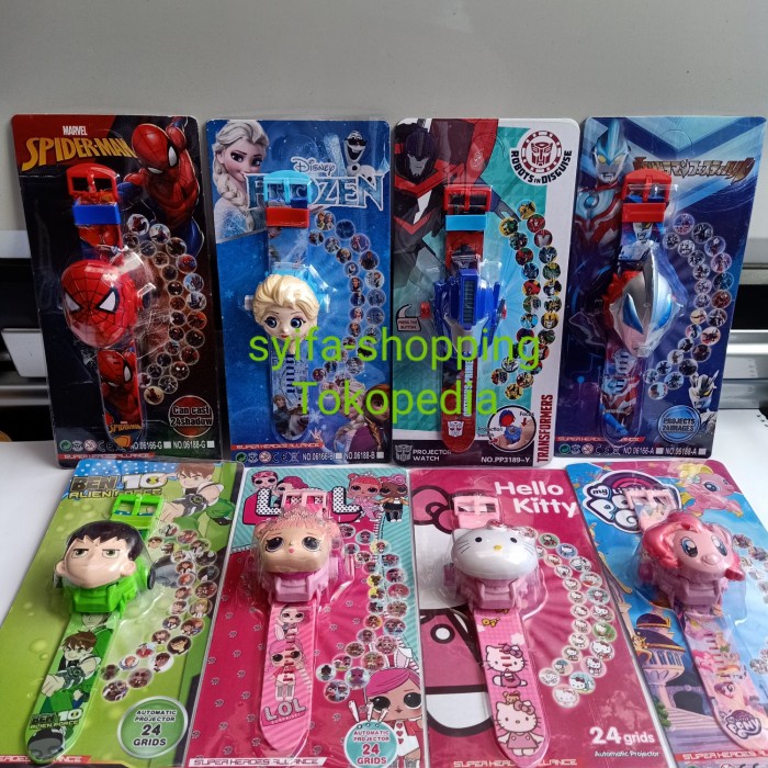 Jam Tangan Anak Digital Proyektor Ultraman laser - Batman