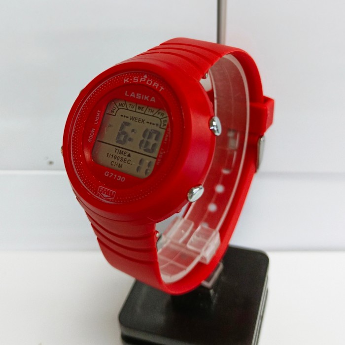Jam tangan anak perempuan atau laki digital LASIKA G7130 tahan air - pink tua