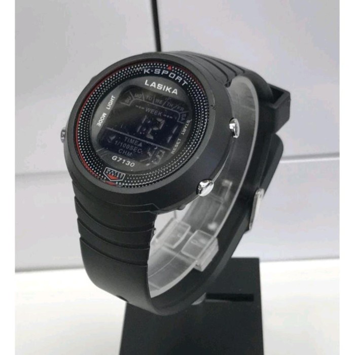 Jam tangan anak perempuan atau laki digital LASIKA G7130 tahan air - pink tua