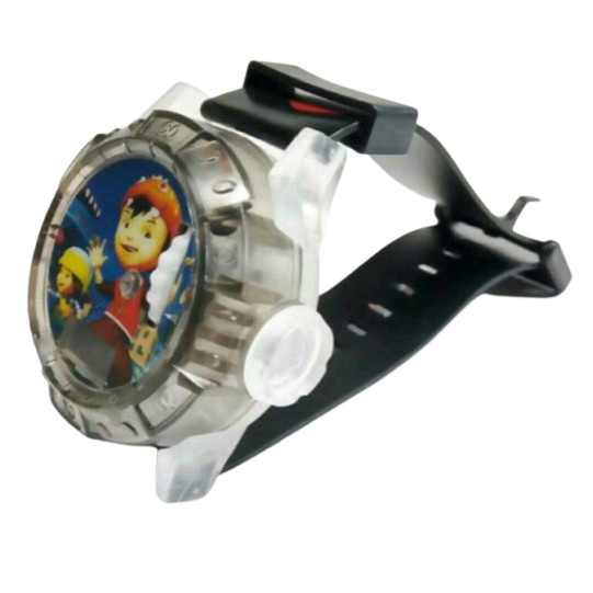 Jam Tangan Anak Boboiboy Proyektor - Hitam