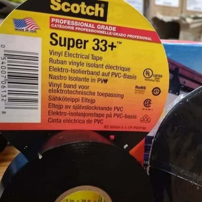 

Top Seller 3 M Super 33+ Isolasi Tahan Panas -FN10