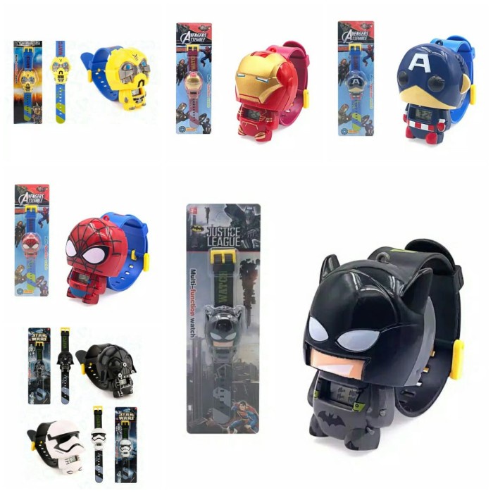 Jam tangan anak perempuan / Jam karakter / Jam tangan anak karakter - Batman