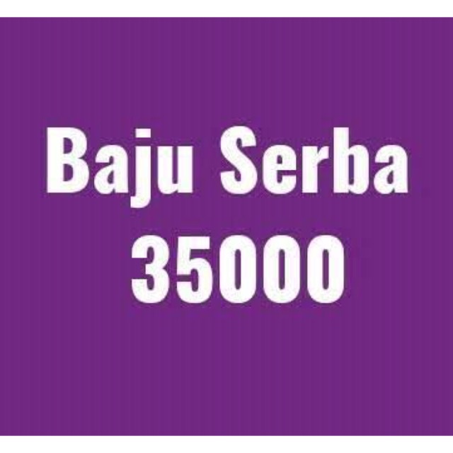 Blouse Serba 35000
