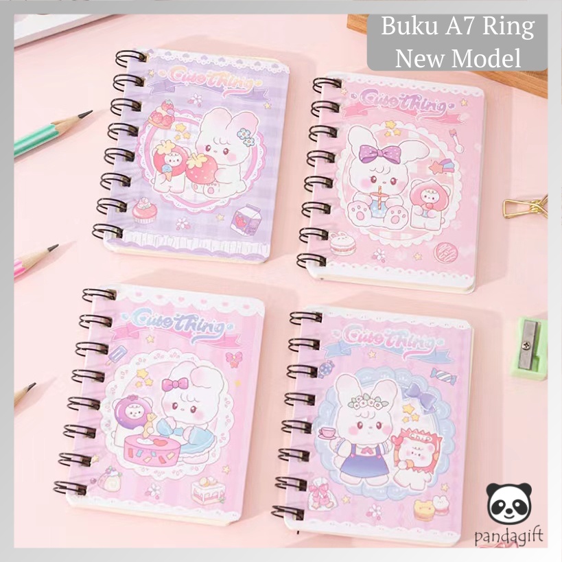 

Buku / Notebook Mini Ring A7 Motif - GG0297