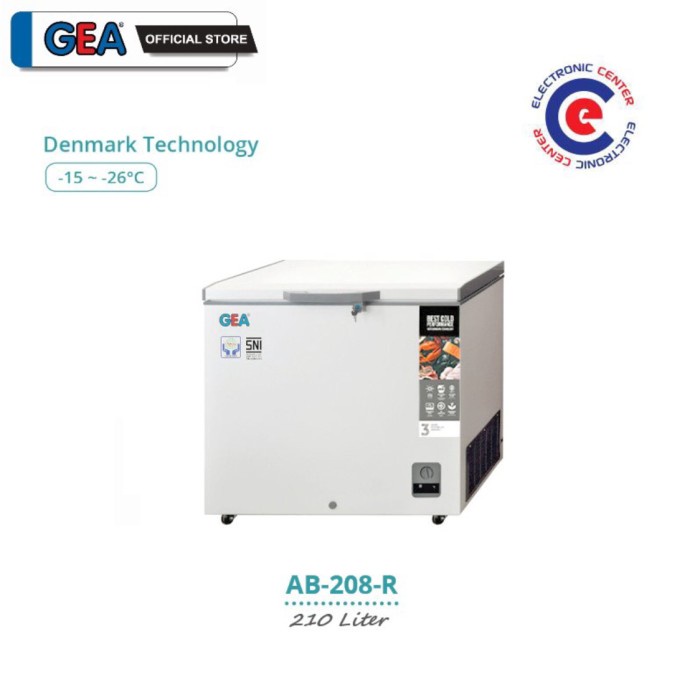 Chest Freezer Gea 200 liter (Ab208)