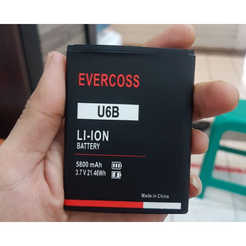 BATRE BATRAI BATU BATTERY EVERCOSS U6B